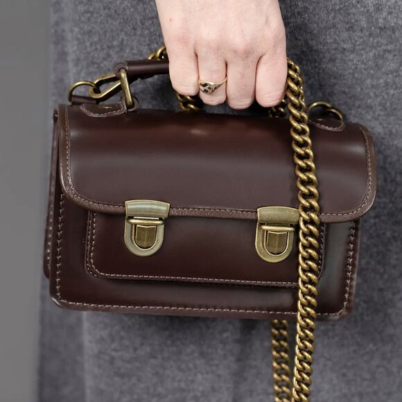 Beara Beara SANTA ANNA MINI Vintage Mini Satchel Handbag - Picture 4 of 6